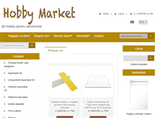Tablet Screenshot of hobbymarket.ro